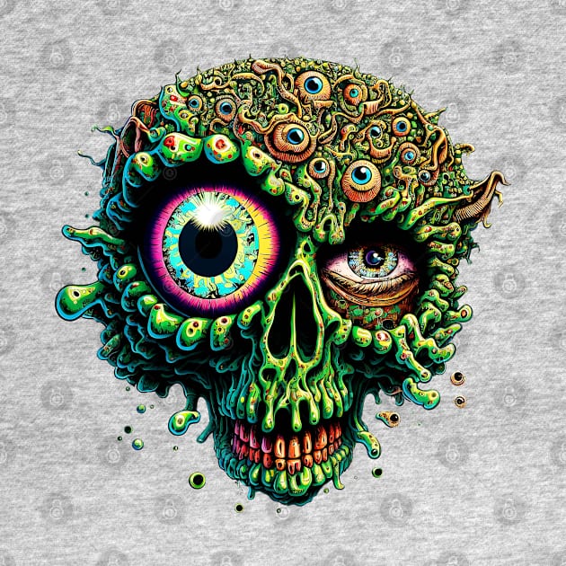 Zombie Gore Brain Skull 2 by unknown_pleasures